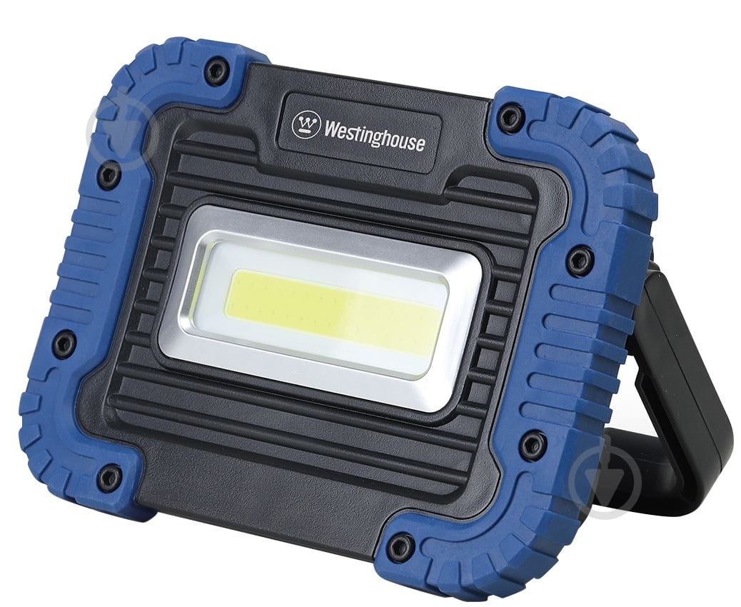 Ліхтар прожекторний Westinghouse WF56-4LR6CB 8 Вт COB LED + 4xAA /LR6 в комплекті 600 Lm чорний із синім WF56-4LR6CB - фото 1 Ліхтар прожекторний Westinghouse WF56-4LR6CB 8 Вт COB LED + 4xAA /LR6 в комплекті 600 Lm чорний із синім WF56-4LR6CB - фото 1
