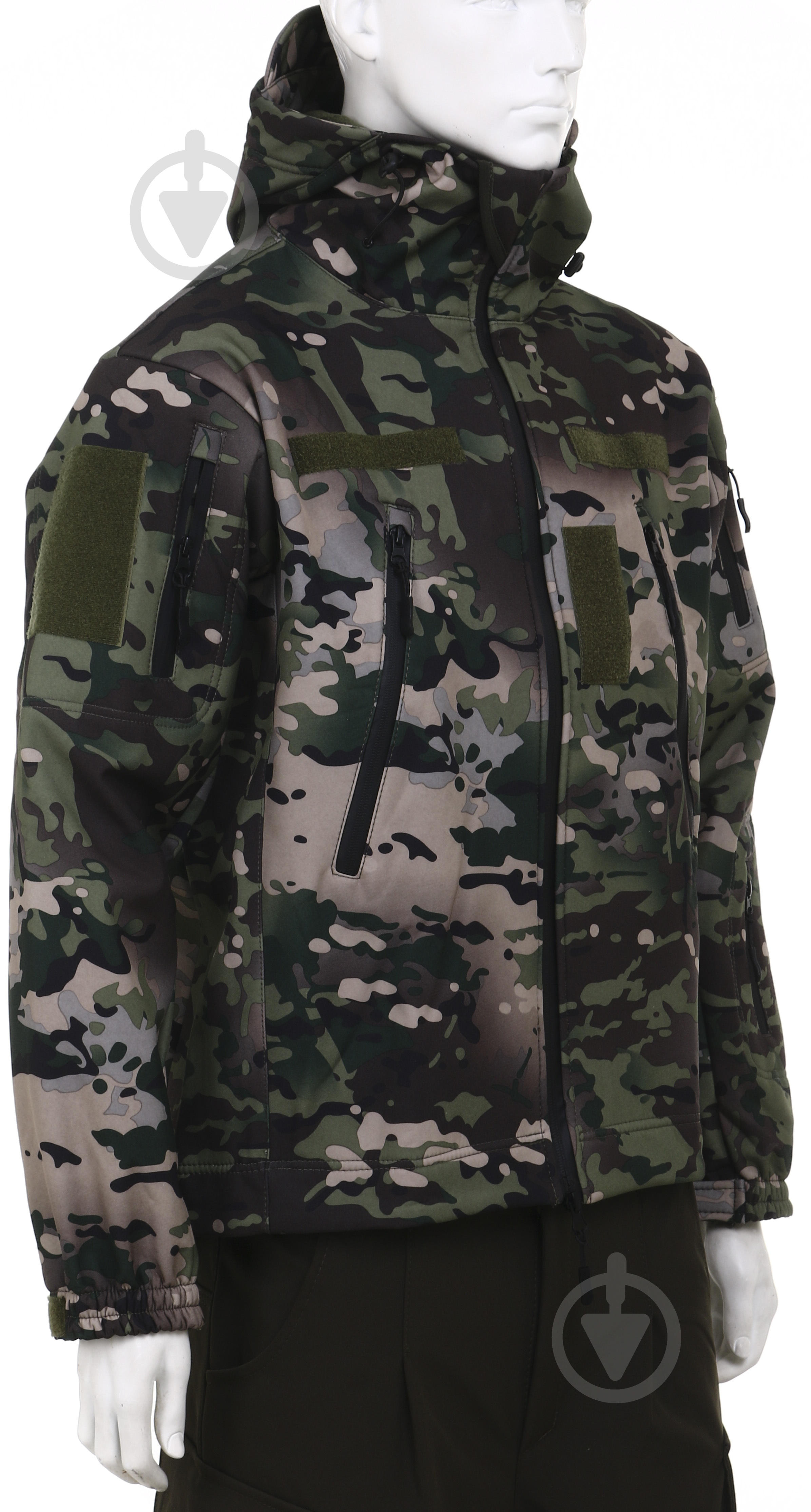 Куртка мужская демисезонная LOGOS-Tac тактическая "Soft Shell" New теплая, под шеврон 04-07-00-0014 р.3XL multicam - фото 3