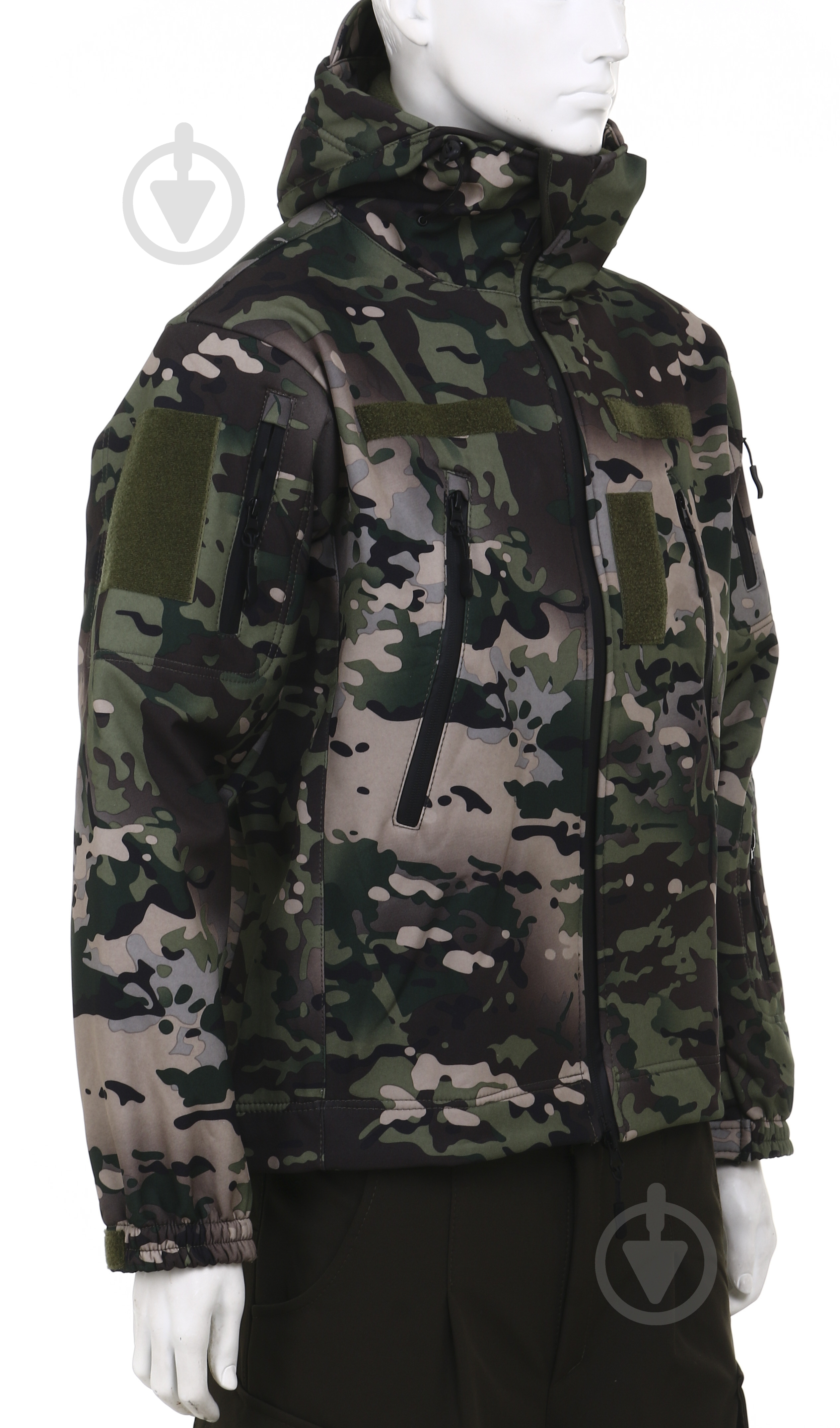 Куртка мужская демисезонная LOGOS-Tac тактическая "Soft Shell" New теплая, под шеврон 04-07-00-0014 р.3XL multicam - фото 7