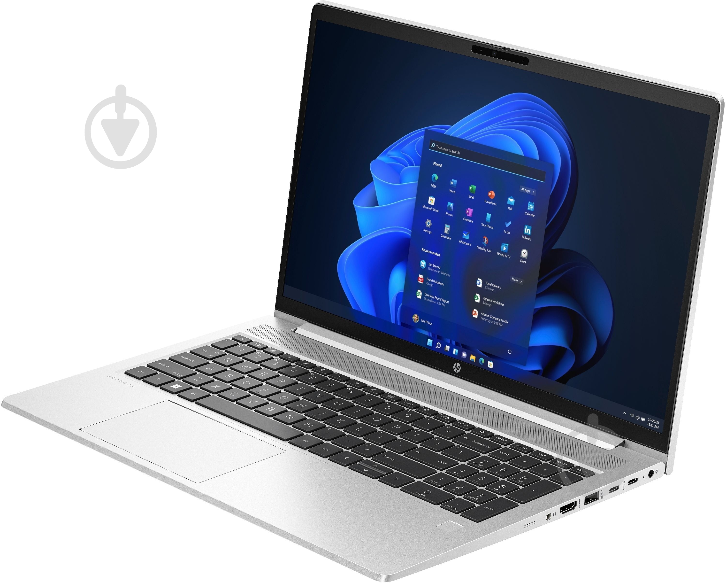 Ноутбук HP ProBook 450 G10 15,6" (85B01EA) pike silver - фото 7