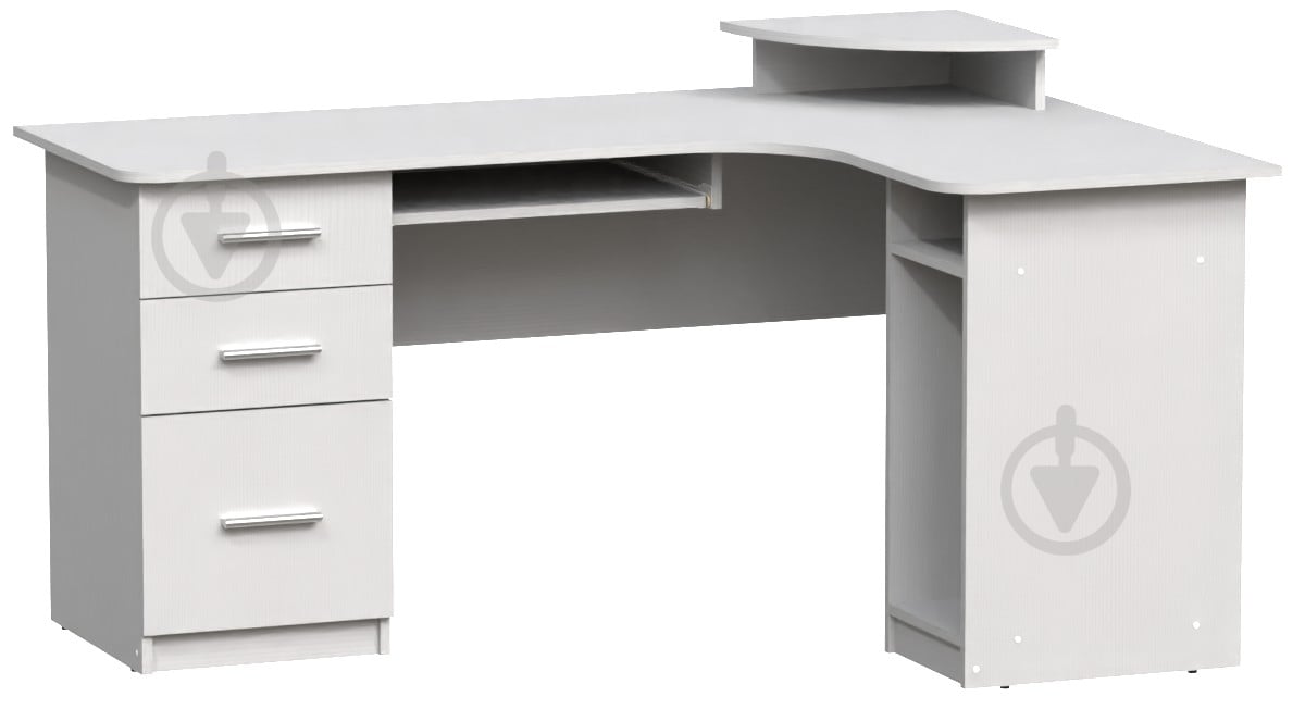 Стол компьютерный Компанит СУ-3 нимфея альба - фото 1 Стол компьютерный Компанит СУ-3 нимфея альба - фото 1