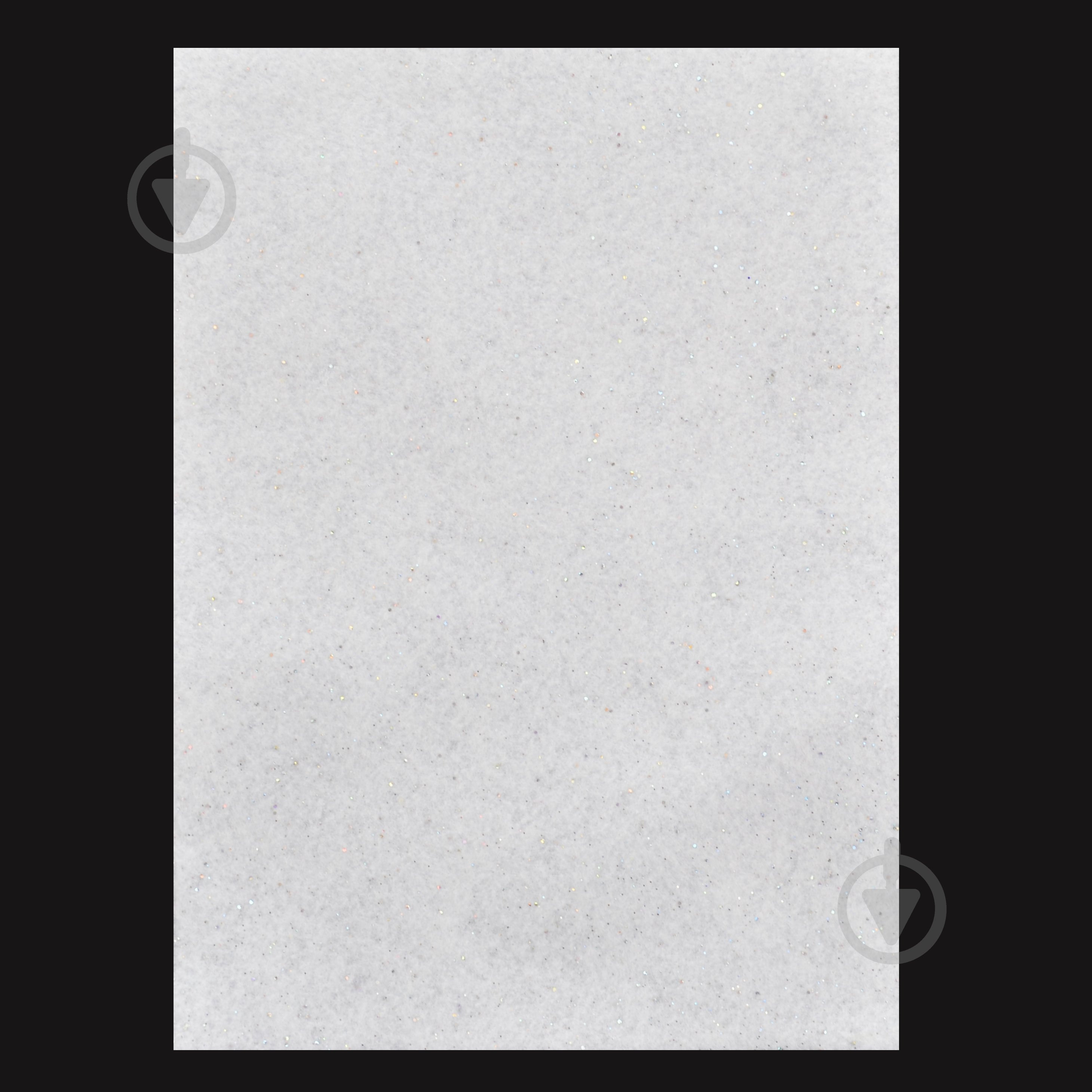 Набір фетру Santi м'який з глітером 10 арк. 741455 1,2 мм 21х30 см білий - фото 4