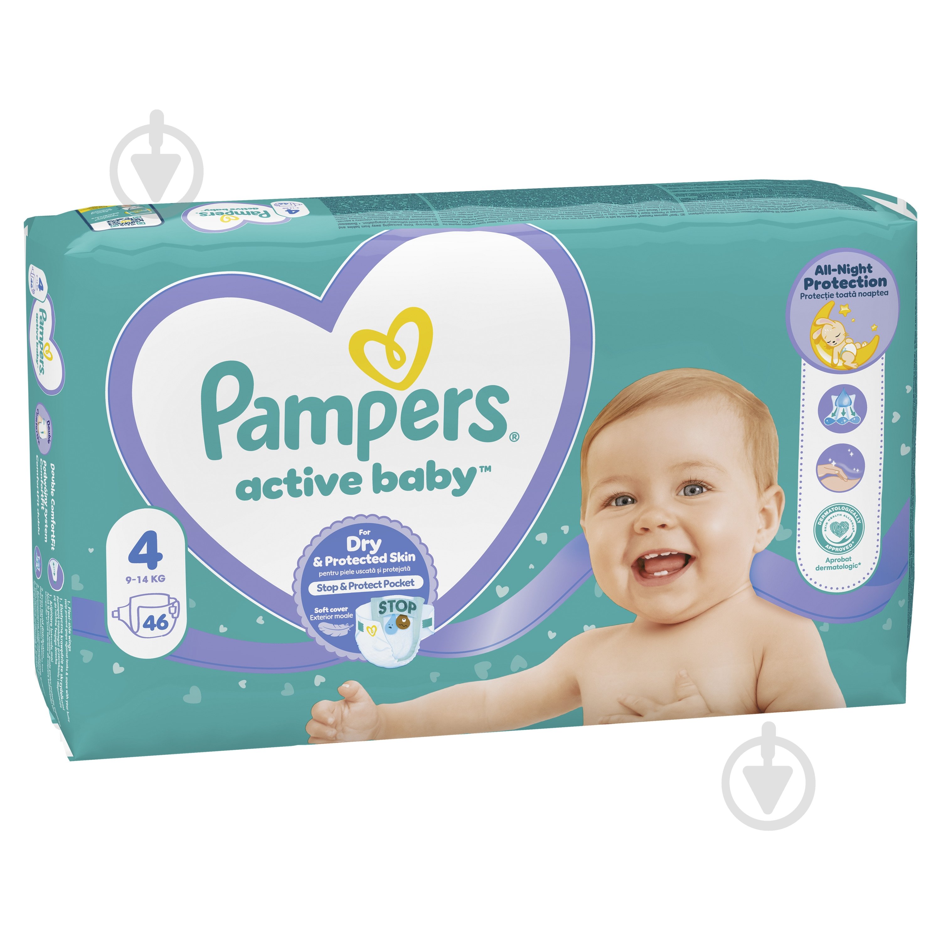 Підгузки Pampers Active Baby 4 9-14 кг 46 шт. - фото 2