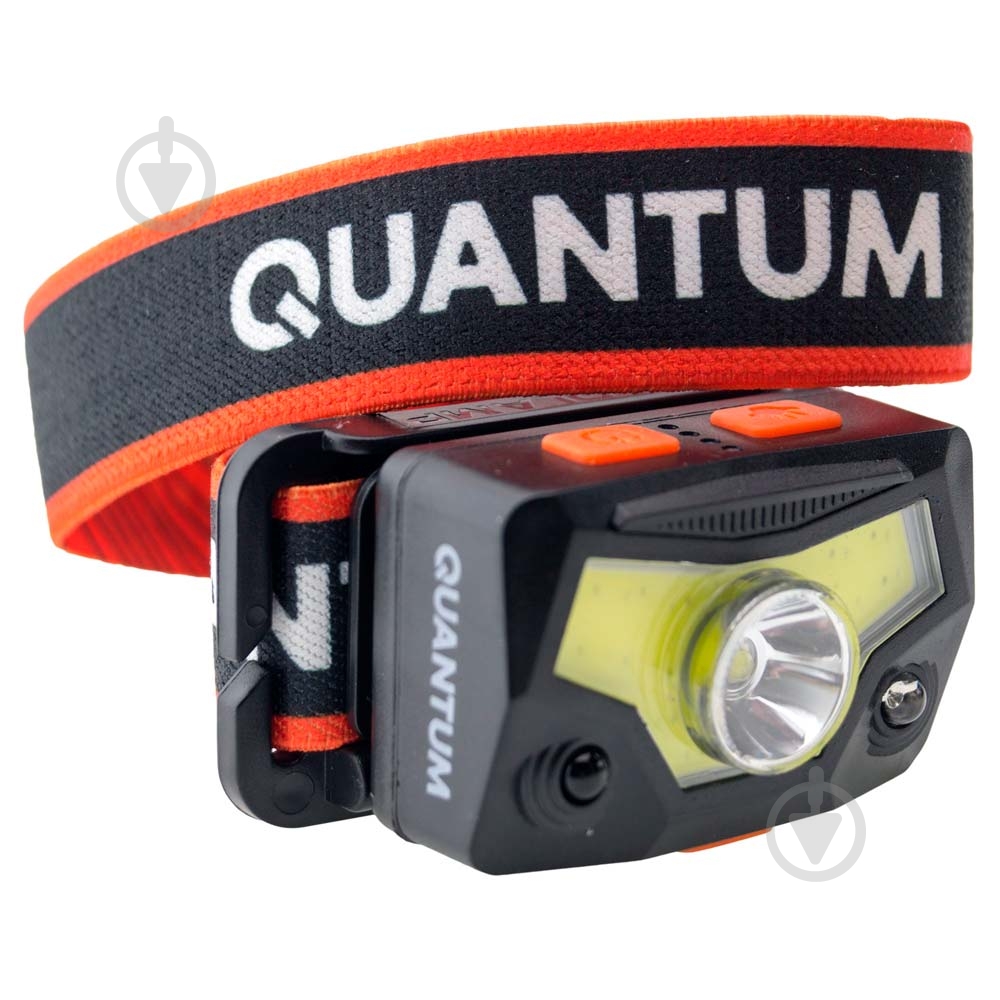 Ліхтар налобний Quantum QM-FL4020 Master 5 Вт LED+COB акумуляторний із сенсором 300 Lm чорний QM-FL4020 - фото 4