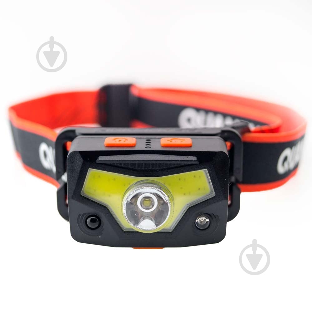 Ліхтар налобний Quantum QM-FL4020 Master 5 Вт LED+COB акумуляторний із сенсором 300 Lm чорний QM-FL4020 - фото 2