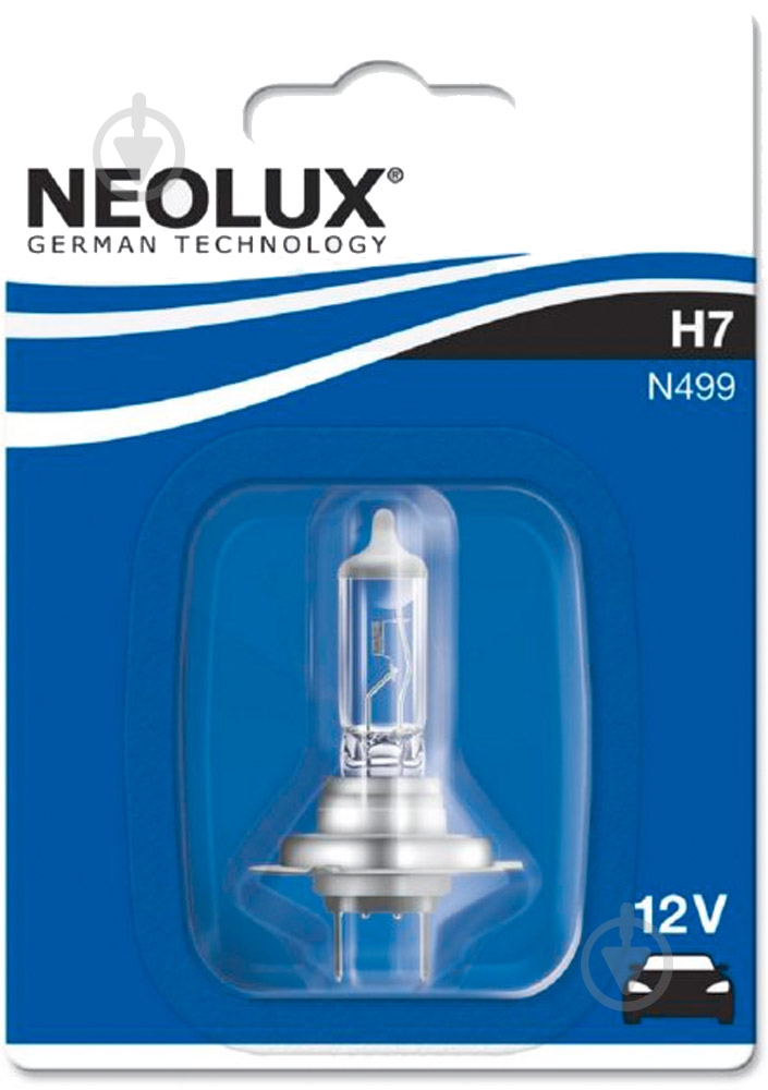 ᐉ Автолампа галогенная Neolux Standart H7 55 Вт 1 шт.(N499-01B ᐉ Автолампа галогенная Neolux Standart H7 55 Вт 1 шт.(N499-01B