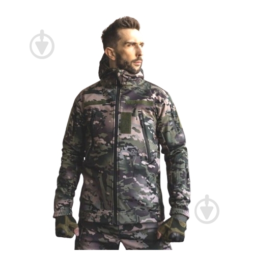 Куртка мужская демисезонная LOGOS-Tac тактическая "Soft Shell" New теплая, под шеврон 04-07-00-0014 р.XXL multicam - фото 1