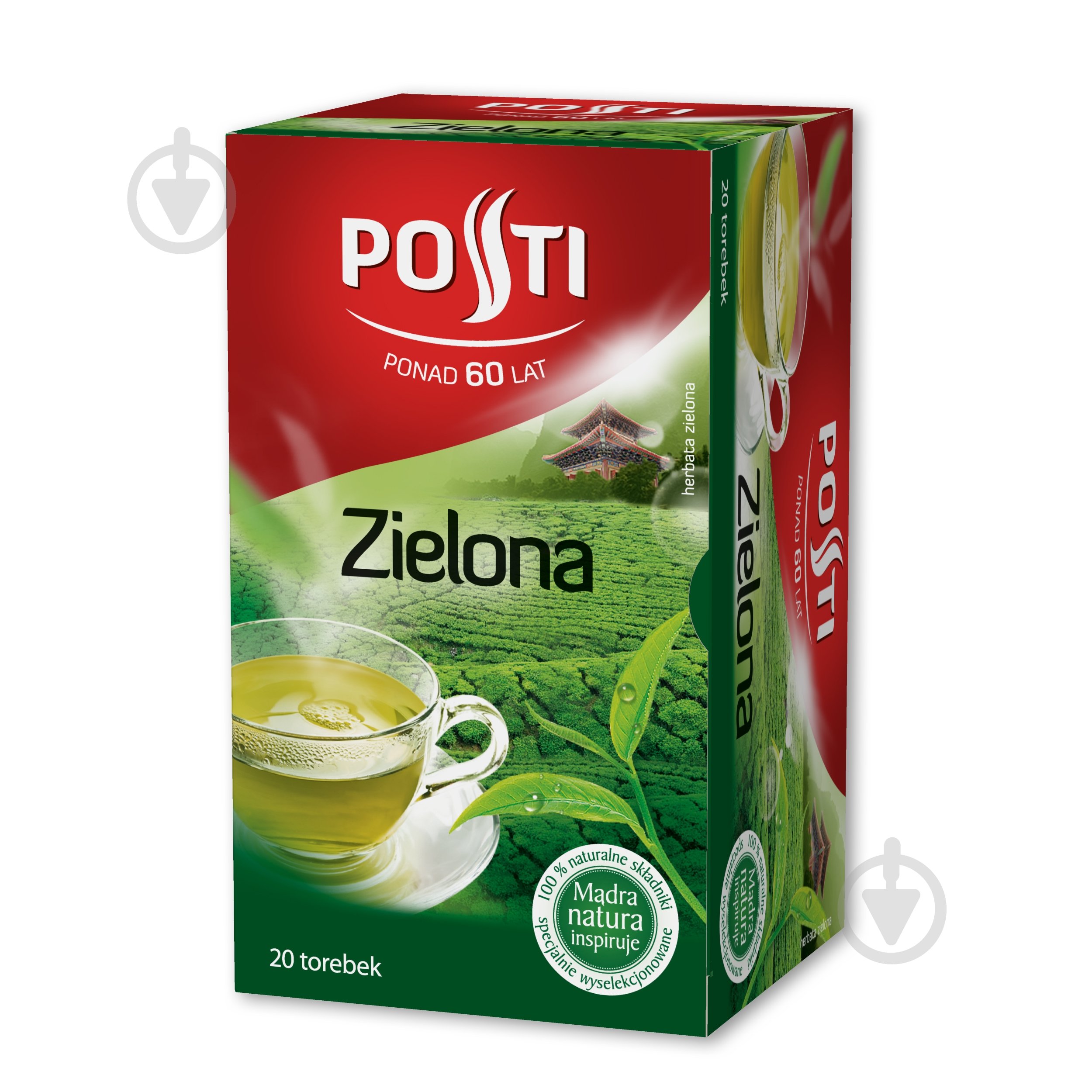 Чай зеленый Posti 20 шт. 30 г - фото 1