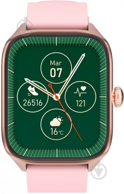 Смарт-годинник Gelius GP-SW012 (Amazwatch GTS) rose gold (00000094253) - фото 4