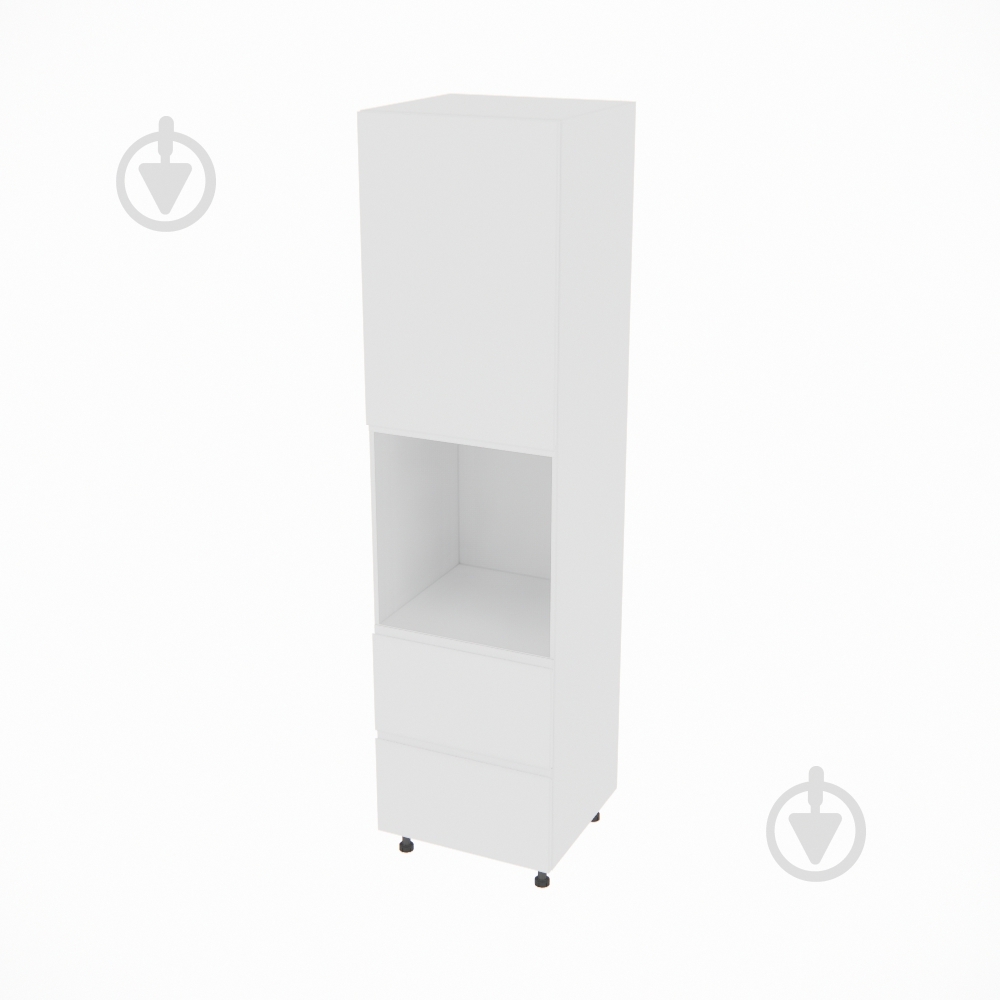 Пенал Влада ( П 60 ДШ (920) FAVORIT права) білий шовк/білий Світ Меблів - фото 1 Пенал Влада ( П 60 ДШ (920) FAVORIT права) білий шовк/білий Світ Меблів - фото 1