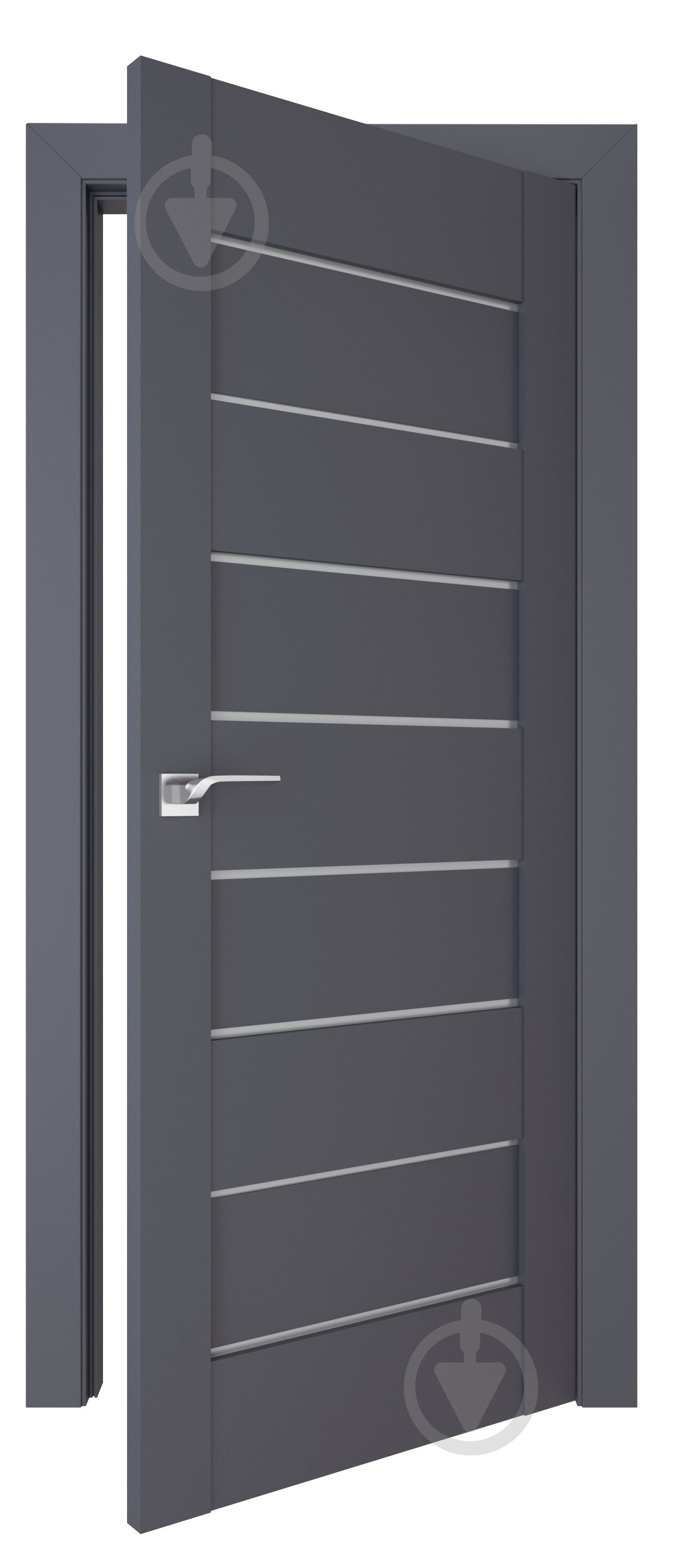 Дверное полотно Термінус №112 ПО 800 мм антрацит - фото 2