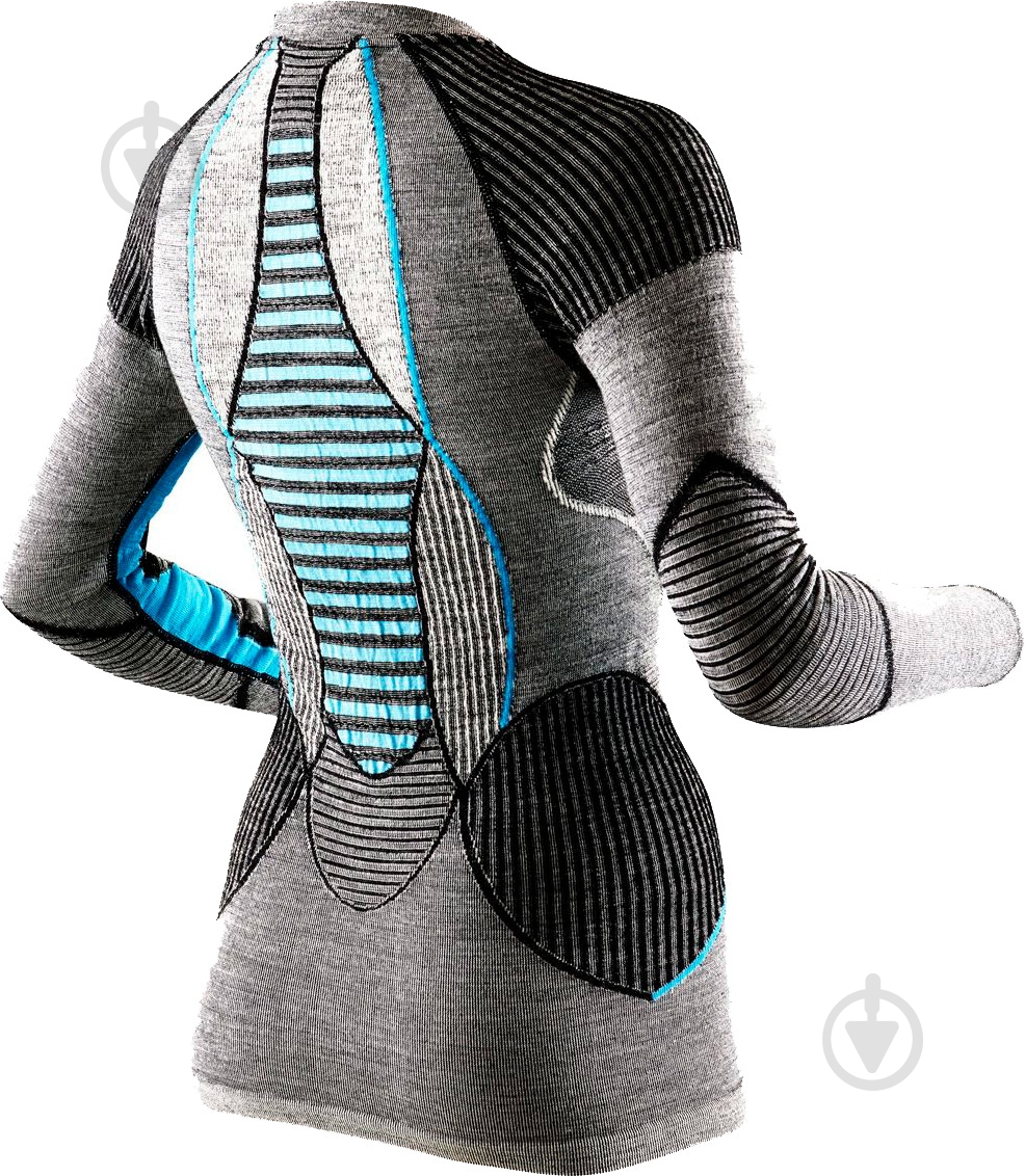 Термофутболка Apani_Merino_Fastflow I100467 р.XS серый - фото 2