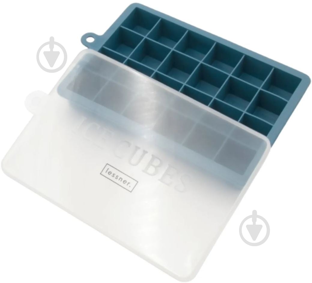 Форма для льоду Lessner Sky Blue 19,5x12,5x3 см 10320 - фото 1