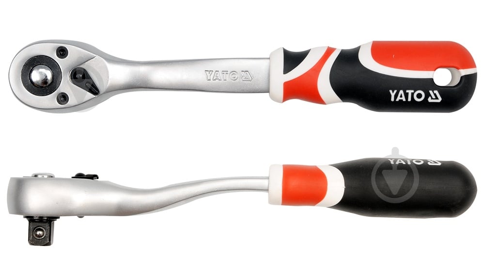 Трещотка с выгнутой ручкой YATO 1/2" 1 шт. YT-0732 - фото 1