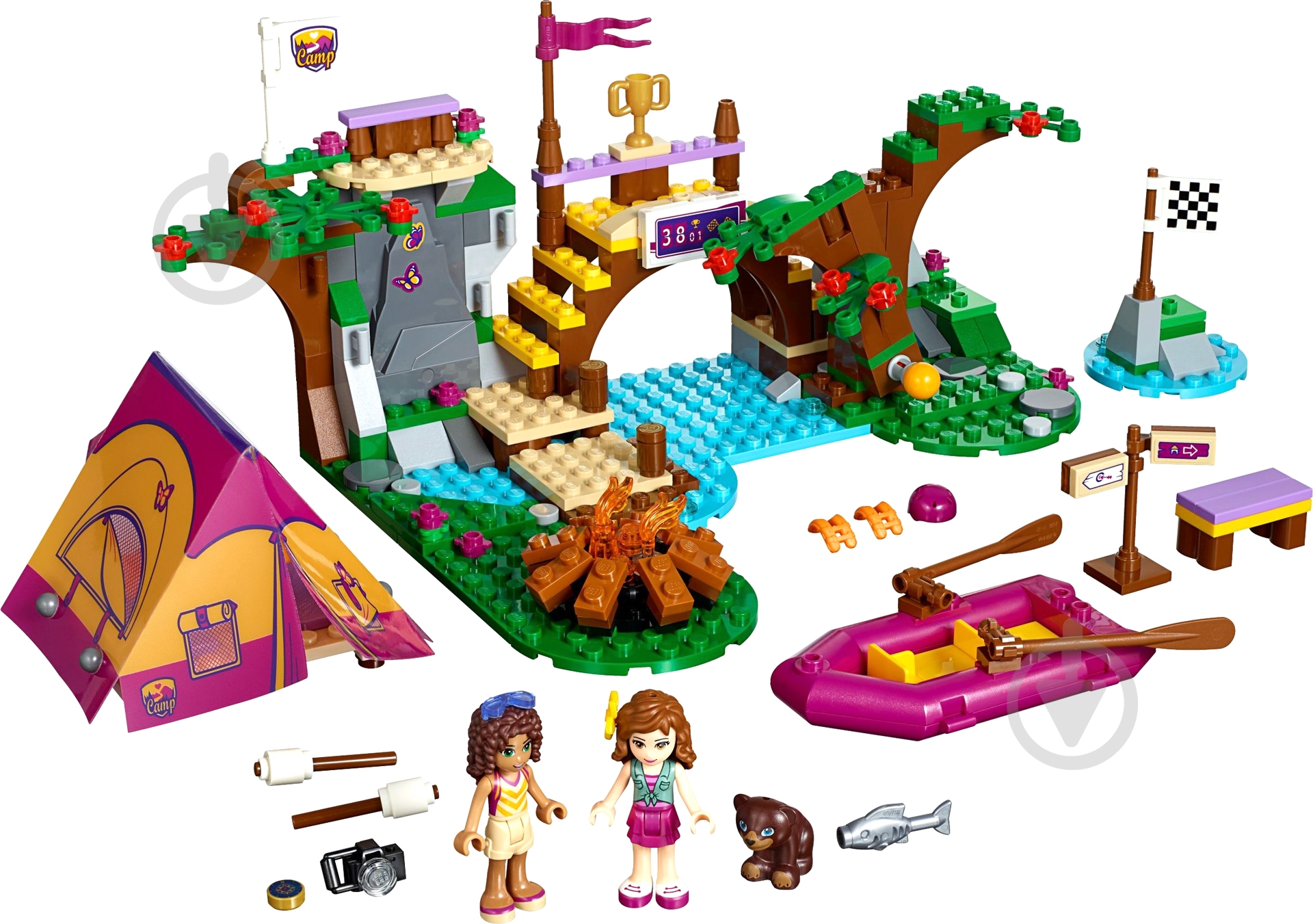 Конструктор LEGO Friends Спортивный лагерь Сплав по реке 41121 - фото 2