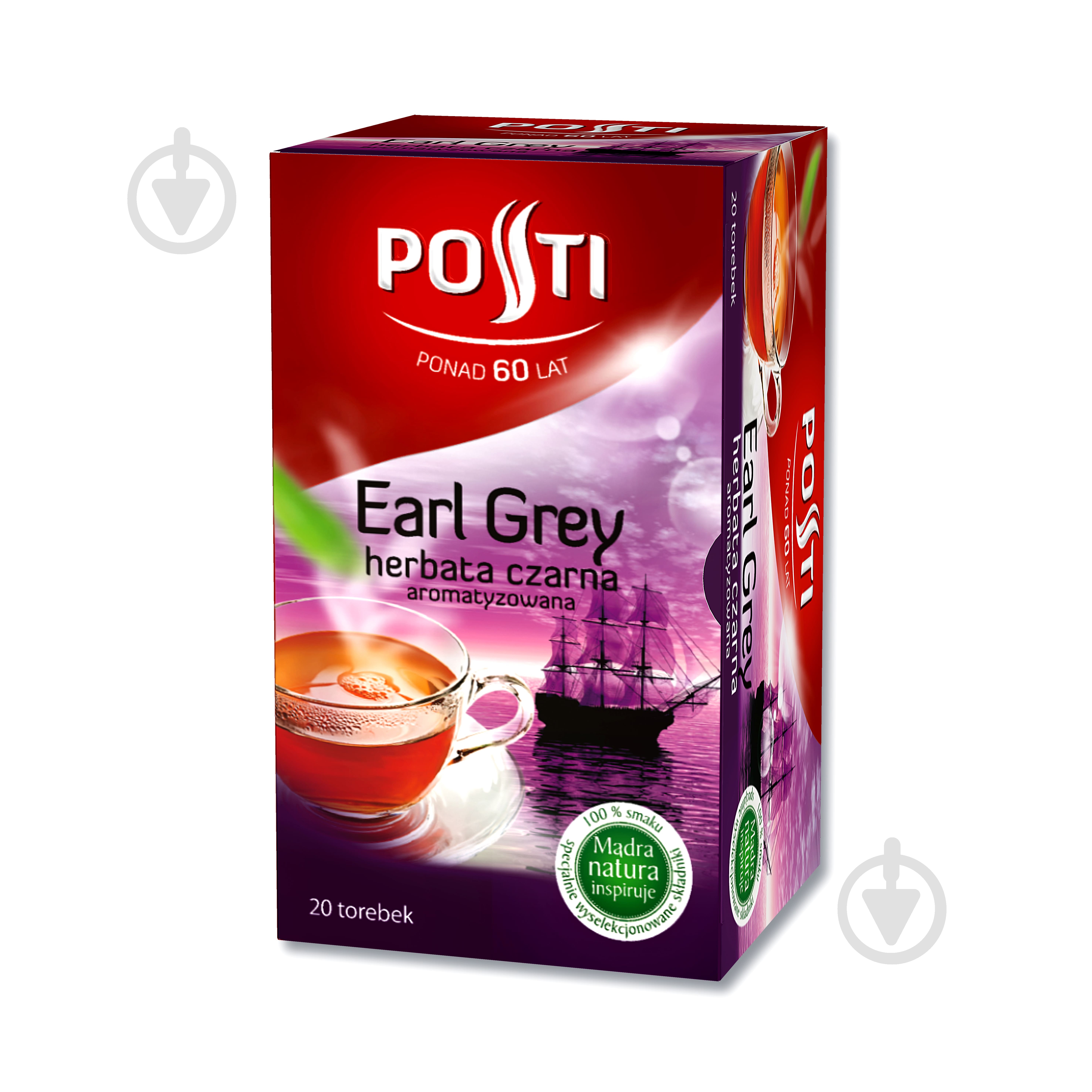Чай черный Posti с ароматом бергамота 20 шт. 30 г - фото 1
