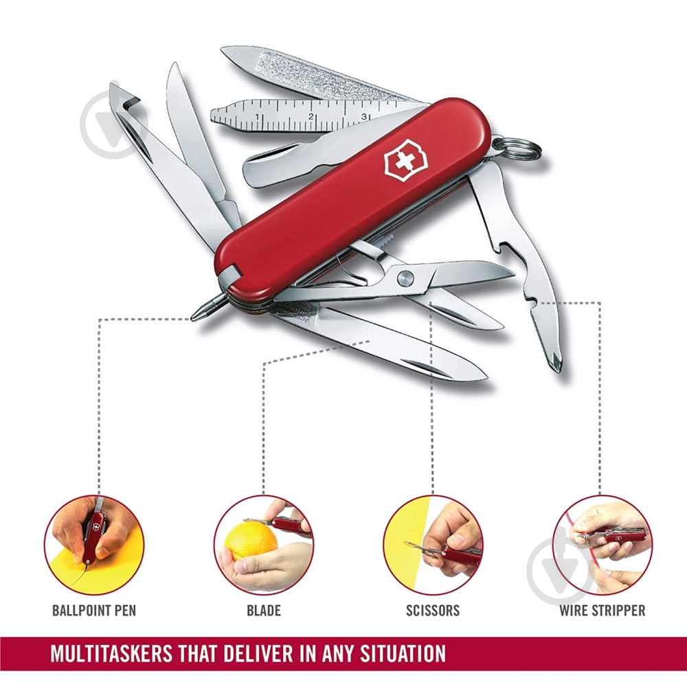 Нож швейцарский Victorinox Minichamp 0.6385 - фото 4