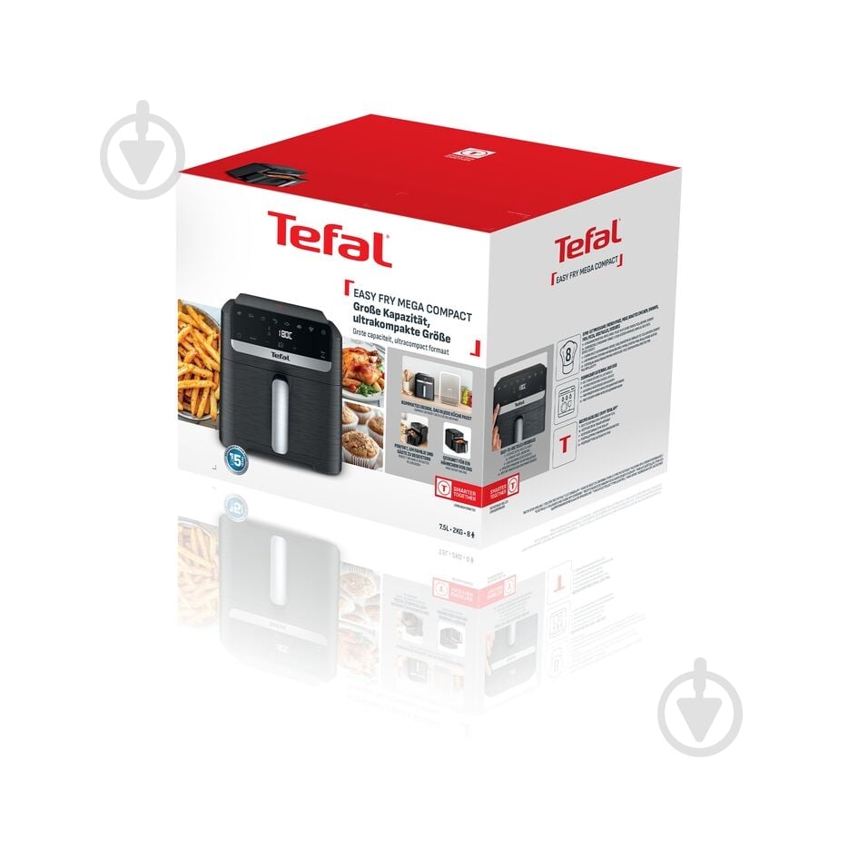 ВИТРИНА! Мультипечь Tefal Easy Fry Mega Compact EY8618E0 - фото 12