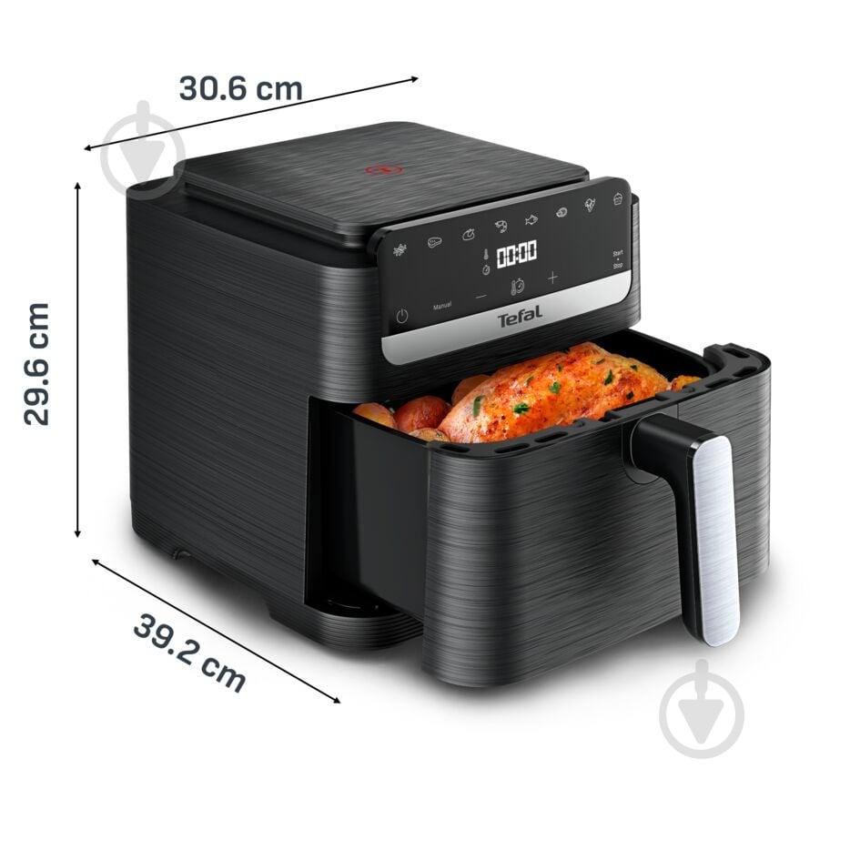 ВИТРИНА! Мультипечь Tefal Easy Fry Mega Compact EY8618E0 - фото 8