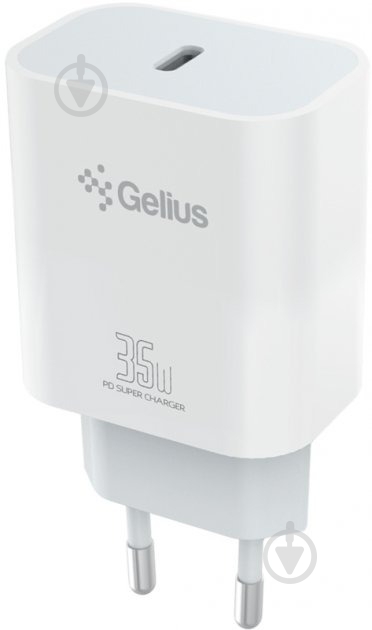 Зарядний пристрій Gelius PD35W PPS GP-HC054 Type-C White - фото 1