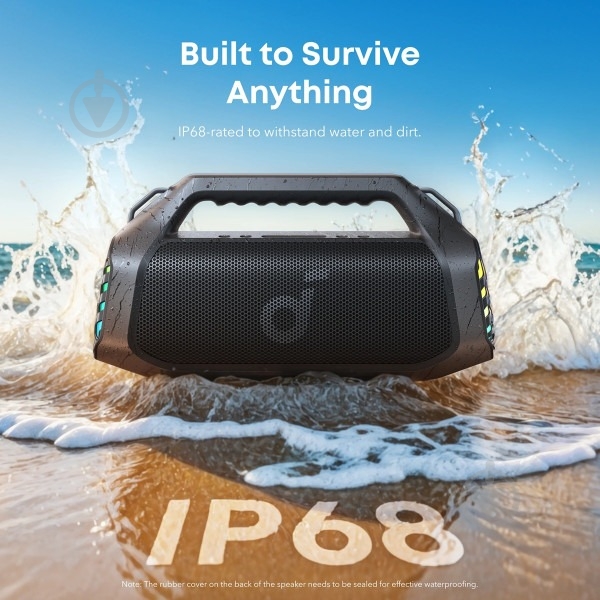 Портативна колонка Anker SoundСore Boom 2 Pro 2.0 black (A3134A11) - фото 5