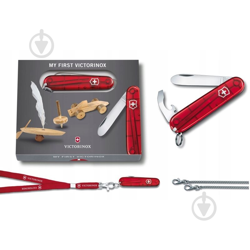 Нож швейцарский Victorinox My first детский 0.2373.T - фото 4