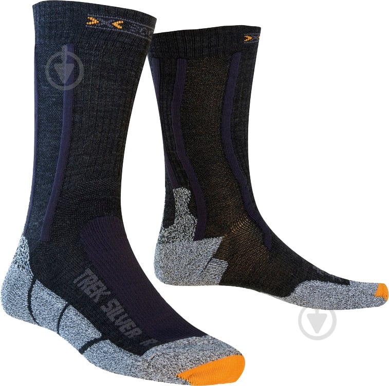Носки X-Socks Trekking Silver X020318 р.39-41 черный - фото 1 Носки X-Socks Trekking Silver X020318 р.39-41 черный - фото 1