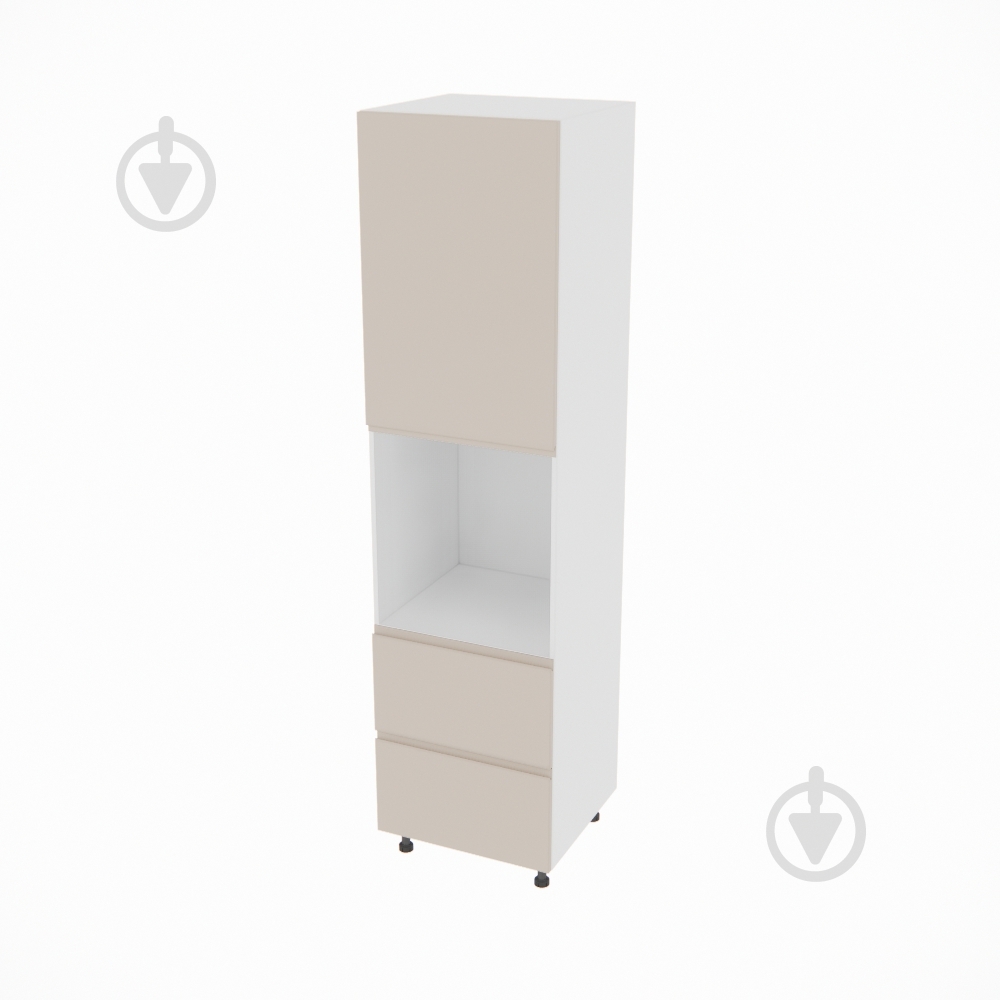 Пенал Влада ( П 60 ДШ (920) FAVORIT права) пломбір/білий Світ Меблів - фото 1