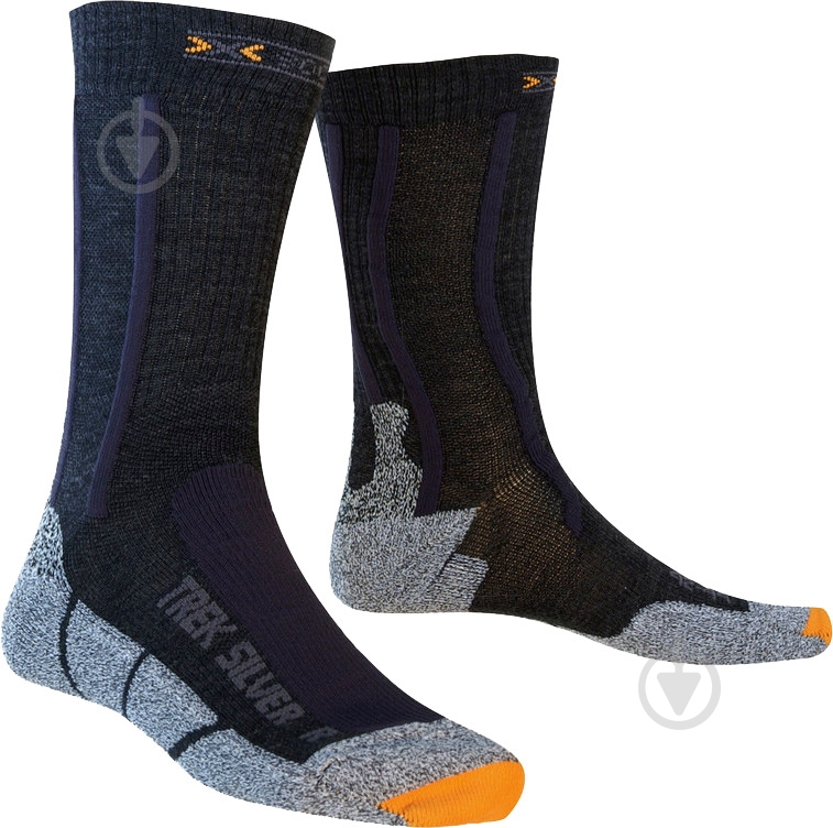 Носки X-Socks Trekking Silver X020318 р.42-44 черный - фото 1