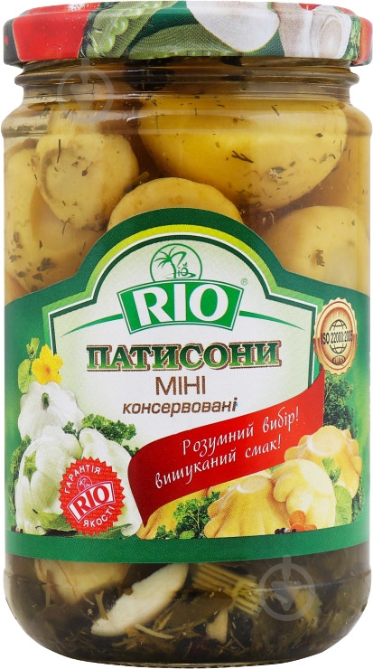 Патиссоны ТМ Ріо мини консервированные 290г - фото 1