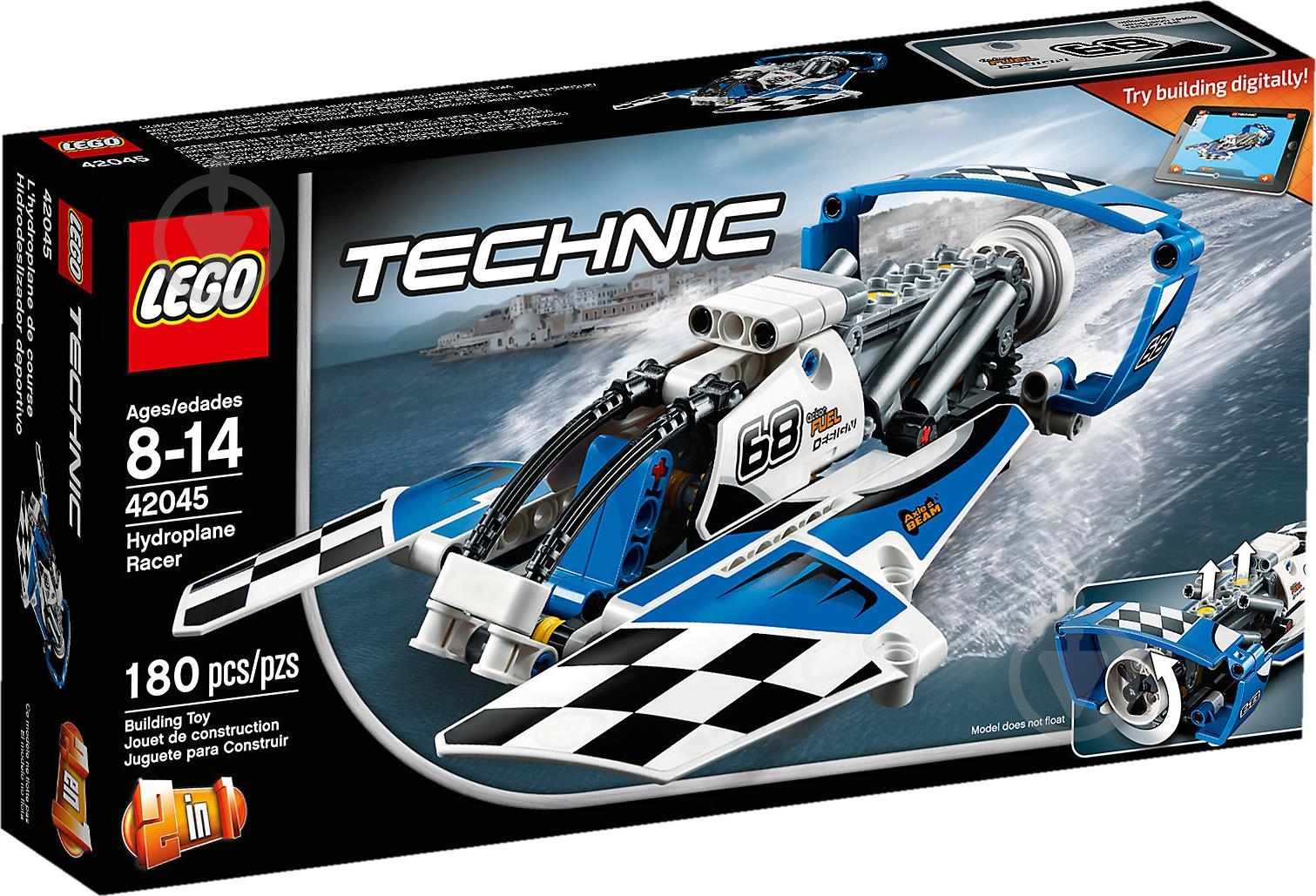 Конструктор LEGO Technic Гоночный гидроплан 42045 - фото 1 Конструктор LEGO Technic Гоночный гидроплан 42045 - фото 1