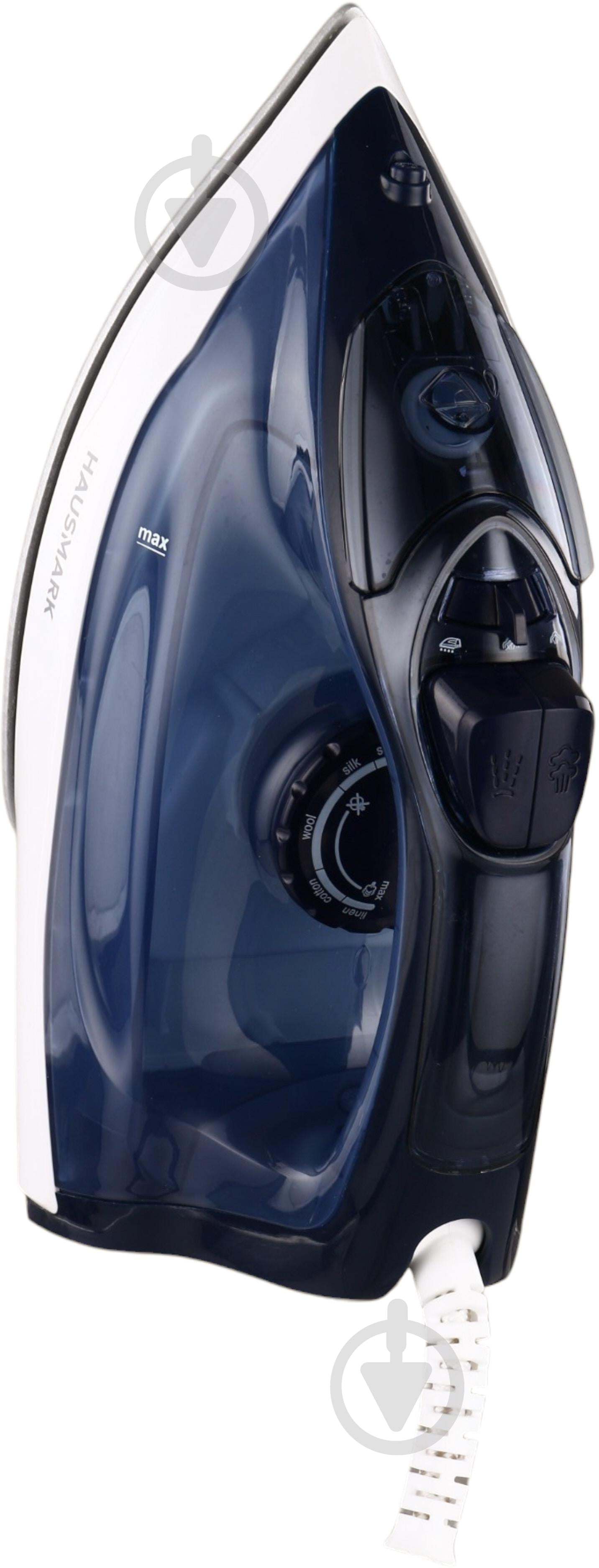 Утюг HausMark SI-6551 Blue - фото 2 Утюг HausMark SI-6551 Blue - фото 2