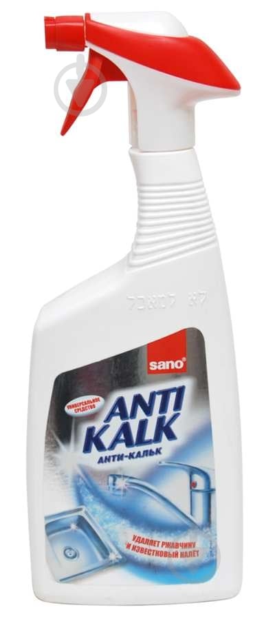 Средство Sano Anti Kalk для удаления ржавчины и известкового налета 1 л - фото 2