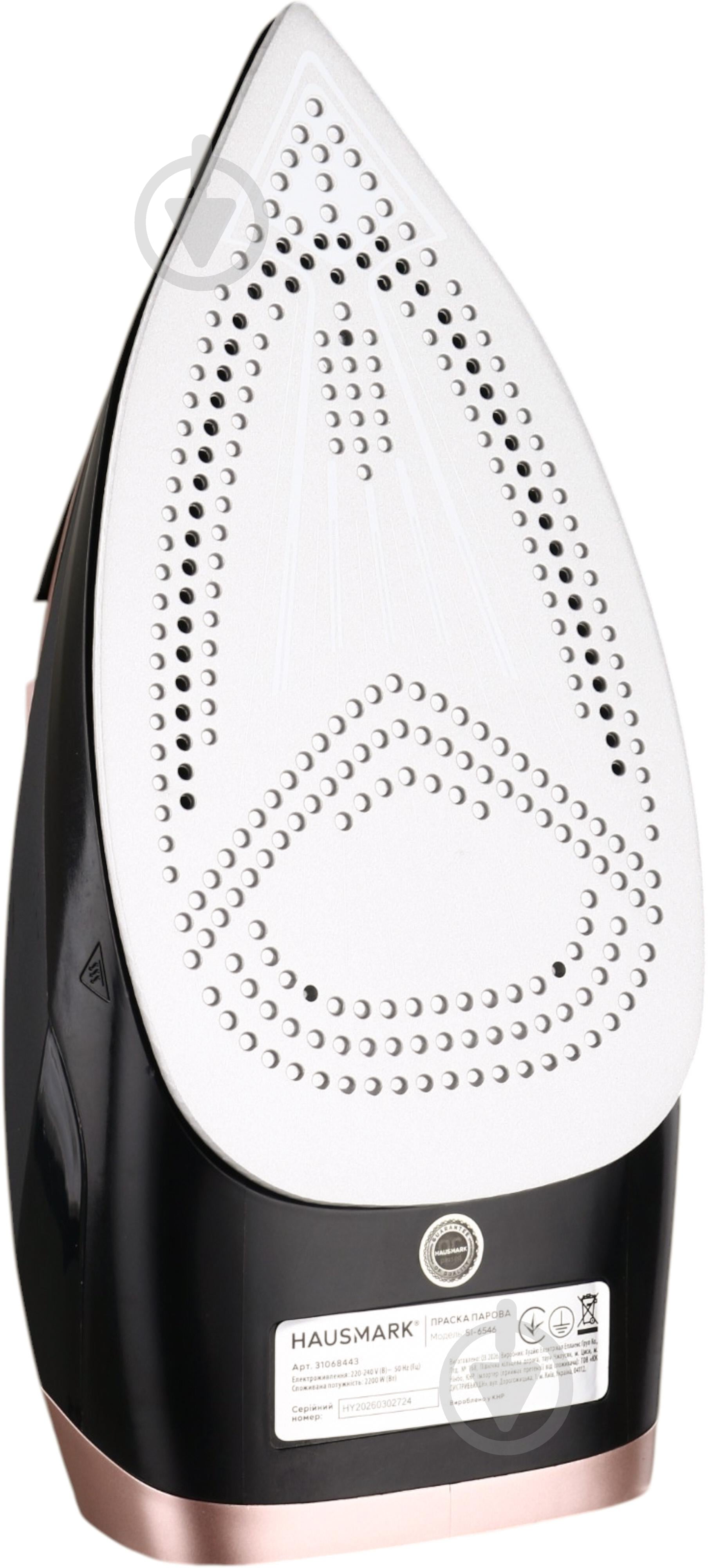 Праска HausMark SI-6546 Black - фото 4 Праска HausMark SI-6546 Black - фото 4