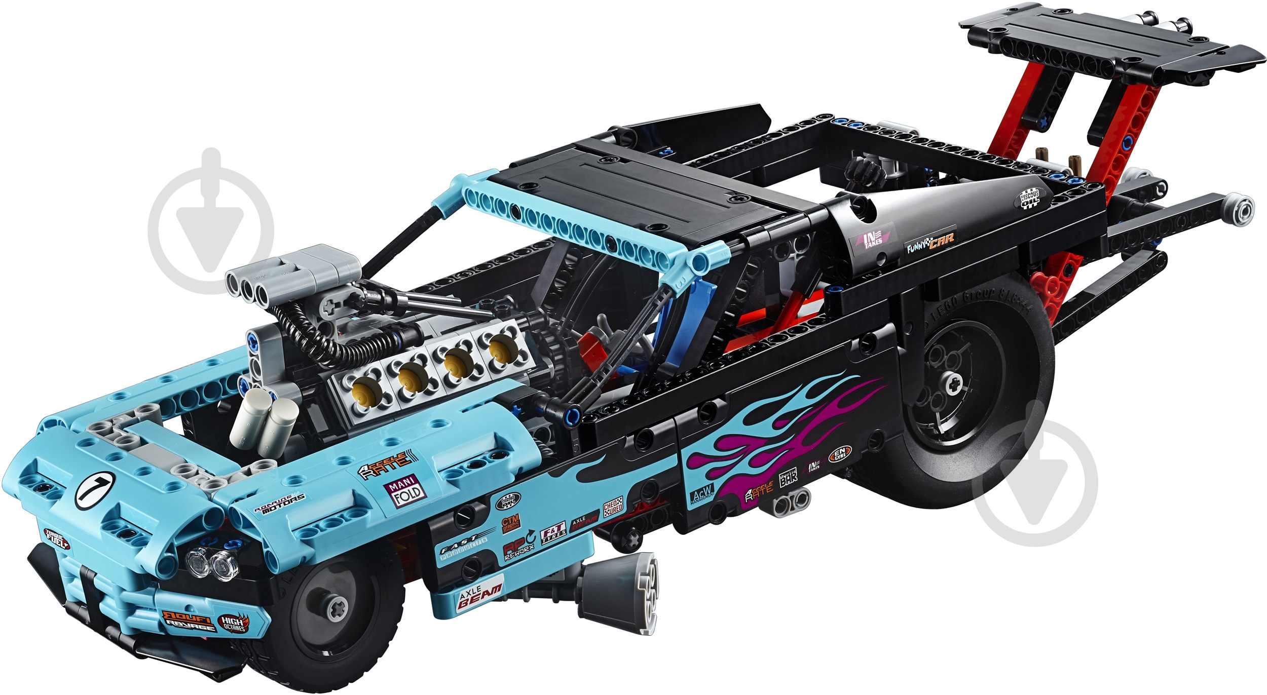 Конструктор LEGO Technic Драгстер 42050 - фото 3