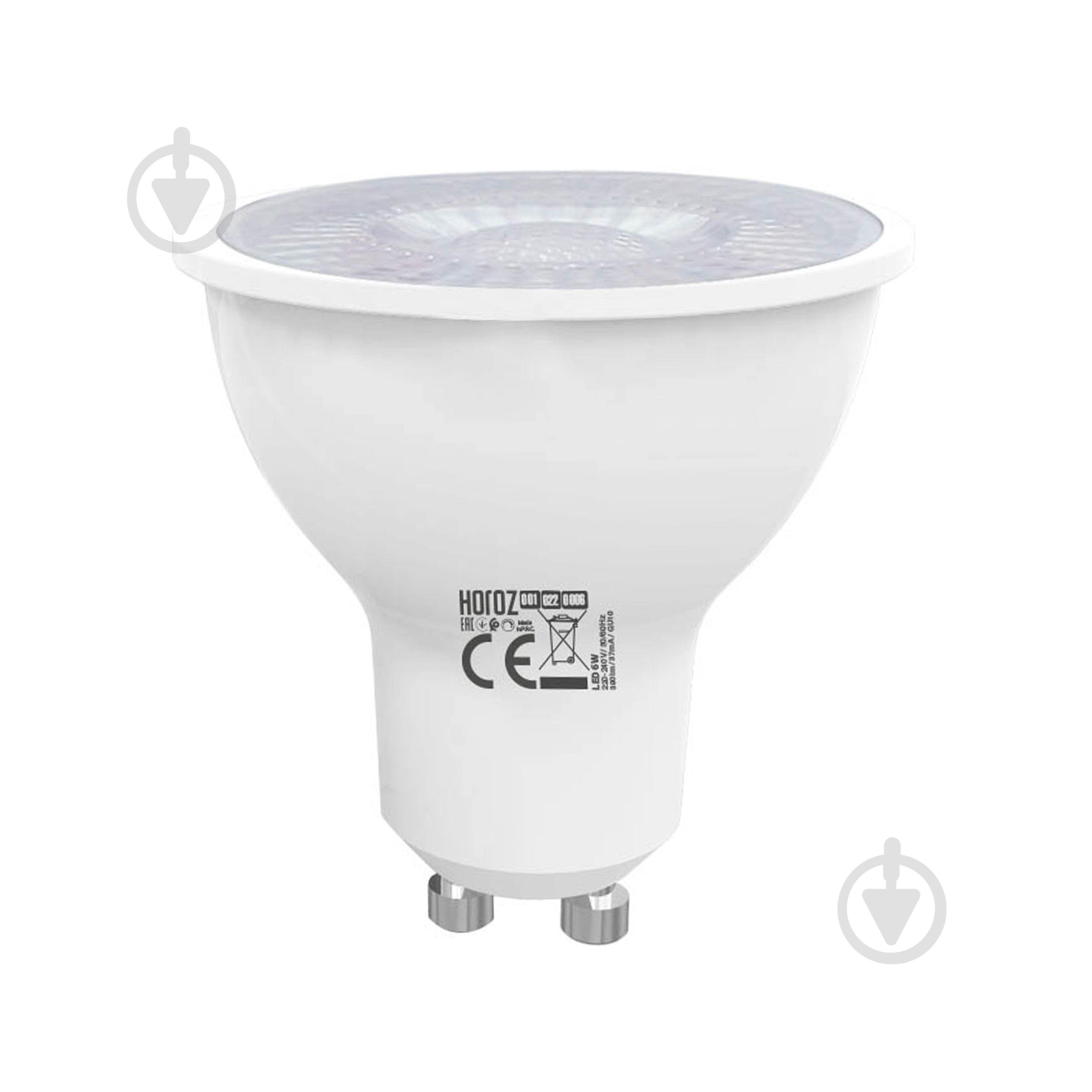 Лампа світлодіодна HOROZ ELECTRIC VISION-10 10 Вт MR16 матова GU10 220 В 4200 К 001-022-0010-060 - фото 1