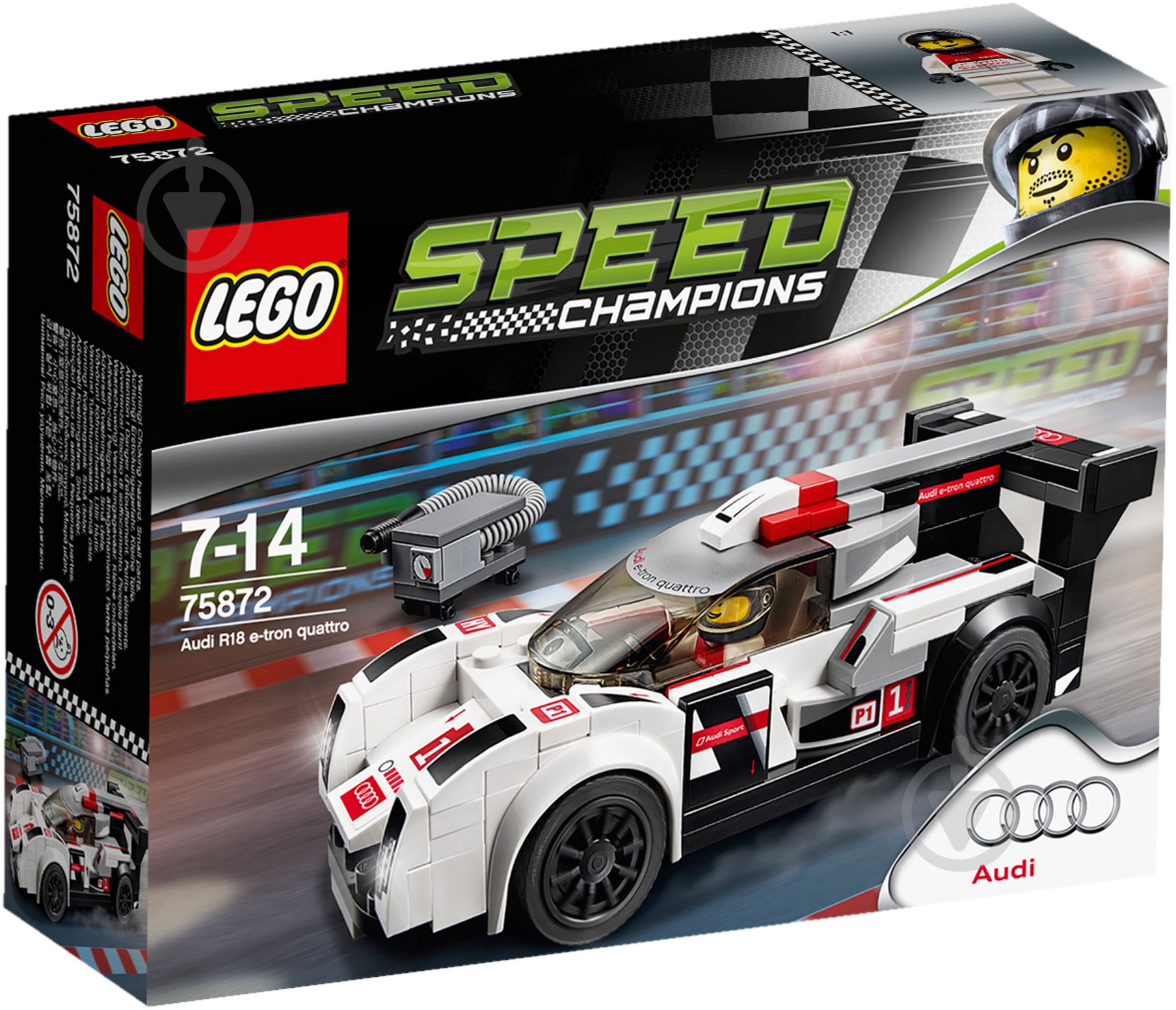 ᐉ Конструктор LEGO Speed Champions Audi R18 e-tron quattro 75872