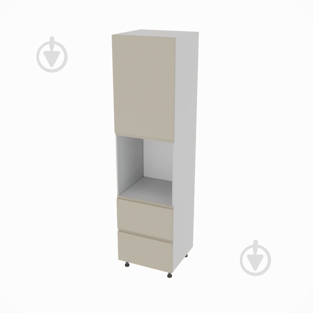 Пенал Влада ( П 60 ДШ (920) FAVORIT левая) айвори/пепельный Світ Меблів - фото 1 Пенал Влада ( П 60 ДШ (920) FAVORIT левая) айвори/пепельный Світ Меблів - фото 1