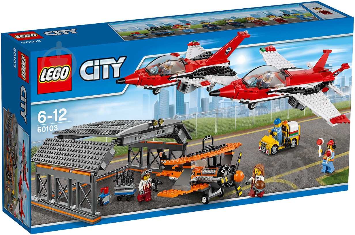 Конструктор LEGO City Авіашоу в аеропорту 60103 - фото 1