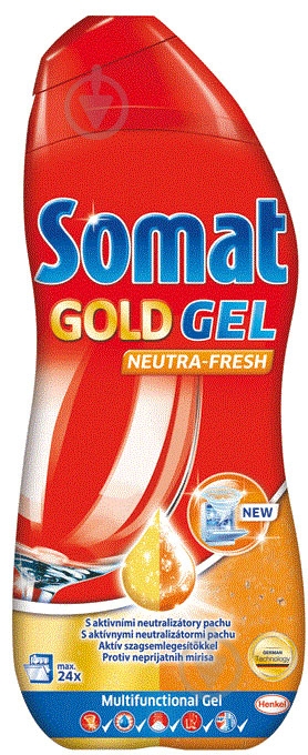 Гель для посудомийних машин Somat Gold Gel Neutra-fresh 0,6 л - фото 1