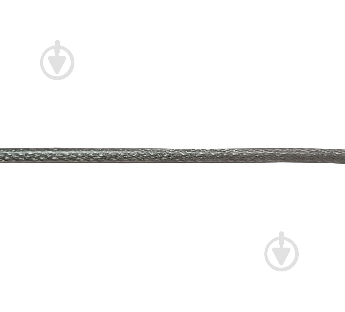 Трос металлополимерный стальной D=2 мм на метраж пог. м DIN 3055 - фото 3