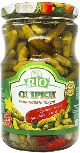 Огурцы маринованные ТМ Ріо пикули 700 г - фото 1