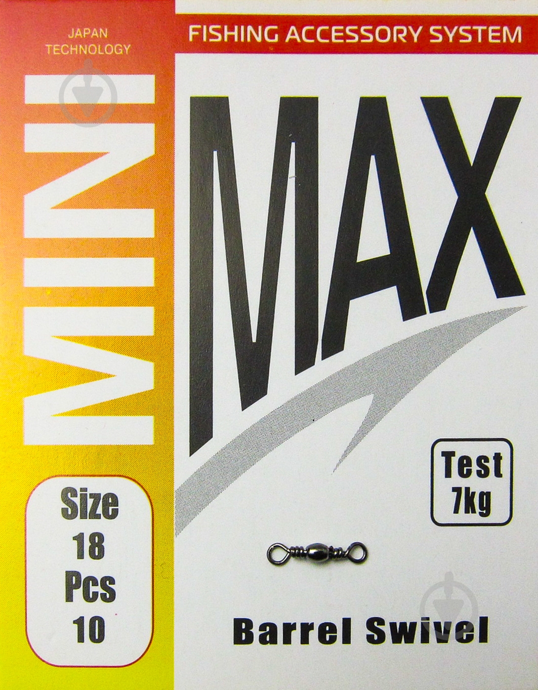 Вертлюг MiniMax Barrel Swivel 10 шт. YM-1707-18 - фото 1
