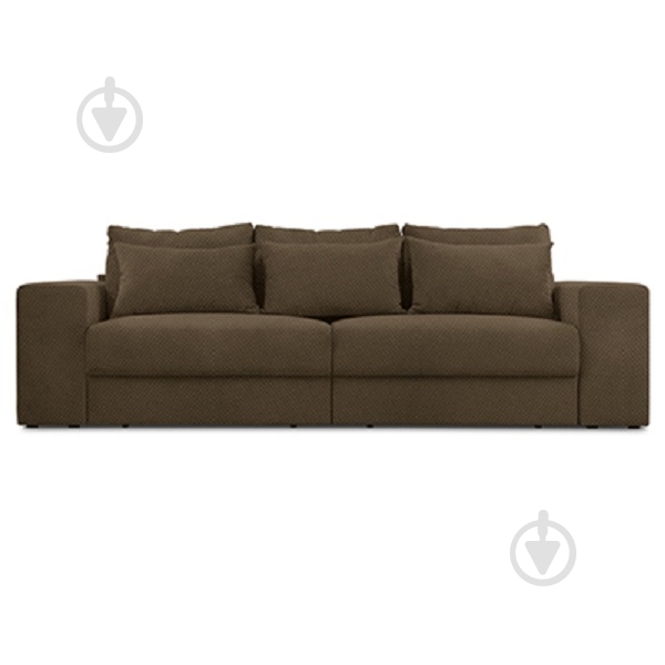 Диван прямой PRAKTICA Sofa Спартак велюр коричневый 2600x1330x700 мм - фото 1