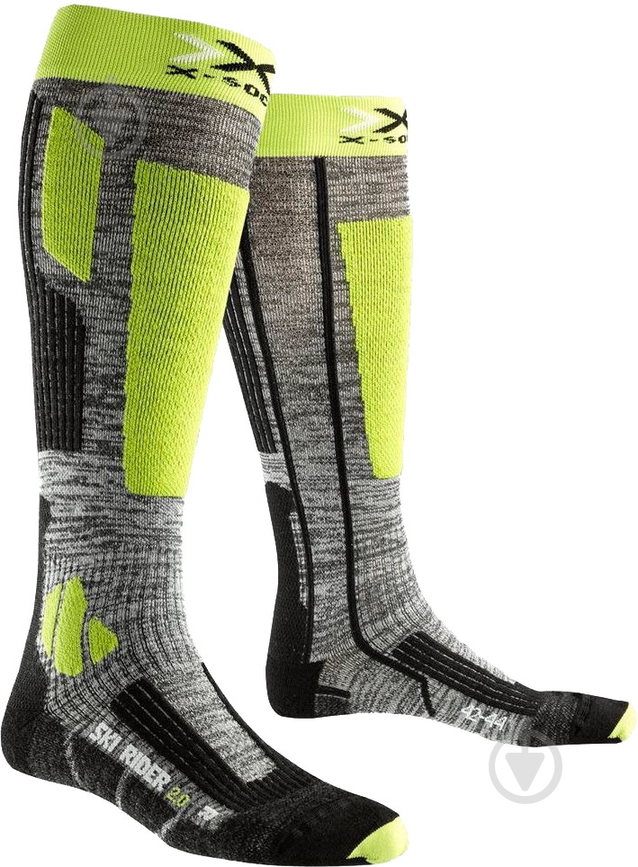 Носки X-Socks Ski Rider 2.0 X100092 р.45-47 серый - фото 1 Носки X-Socks Ski Rider 2.0 X100092 р.45-47 серый - фото 1