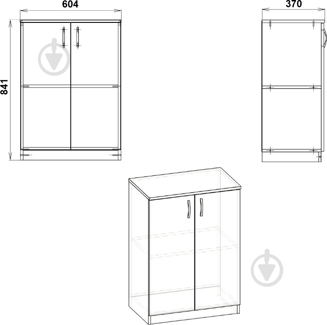 Шкаф Компанит КШ-17 нимфея альба - фото 3