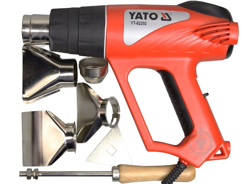 Фен строительный YATO 2000 Вт YT-82292 - фото 4 Фен строительный YATO 2000 Вт YT-82292 - фото 4