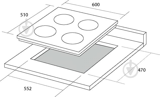 Варочная поверхность газовая Pyramida PFK 604 STX - фото 7