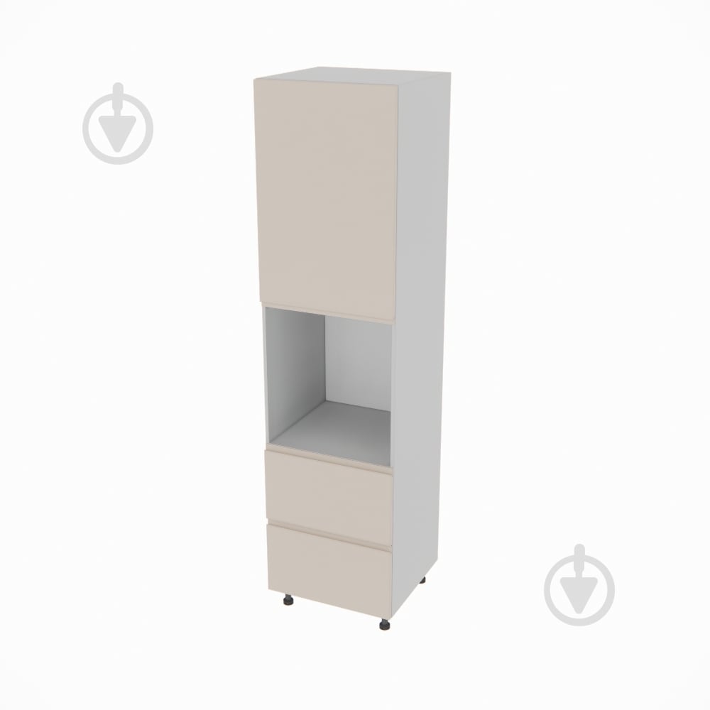 Пенал Влада ( П 60 ДШ (920) FAVORIT ліва) пломбір/попелястий Світ Меблів - фото 1 Пенал Влада ( П 60 ДШ (920) FAVORIT ліва) пломбір/попелястий Світ Меблів - фото 1