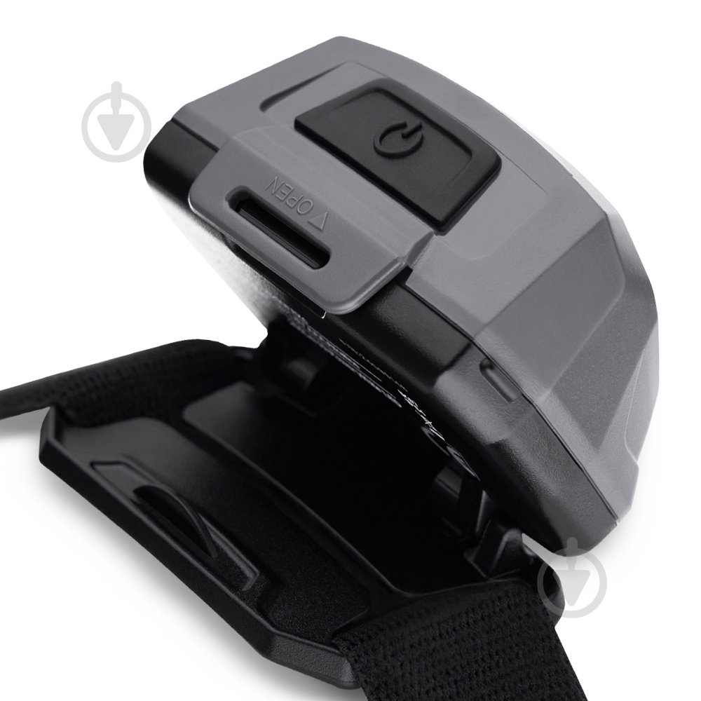 Ліхтар налобний Brevia 3 MODES + FLASH 200 Lm [019] Black 14200FAX1 - фото 6